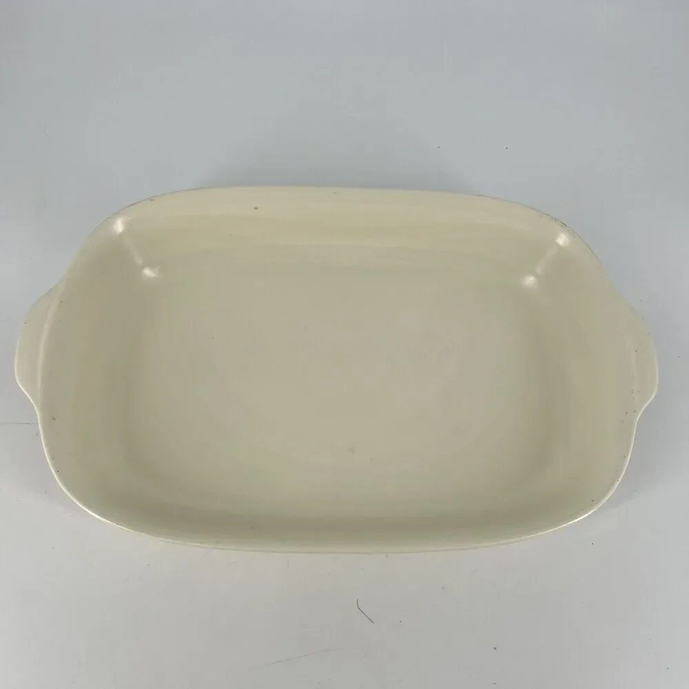 Pfaltzgraff Gazebo 13x9 Stoneware Rectangular Casserole Baking Dish Cream USA